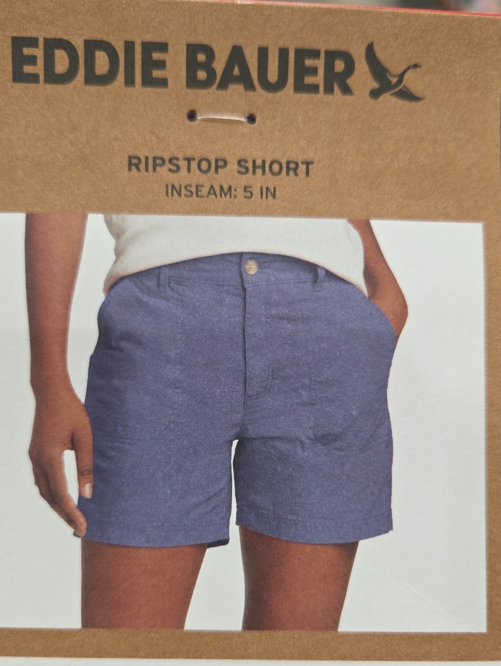NWT Eddie Bauer Rip Stop Shorts Loght Blue Women’s Size 4